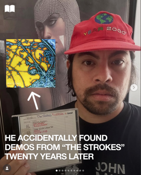 Demos perdidas do The Strokes para Is This It reaparecem em CD raríssimo descoberto na Califórnia