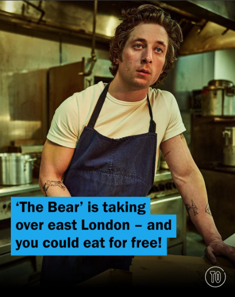 Disney+ recria restaurante de The Bear em Londres e distribuirá 2 mil sanduíches gratuitos