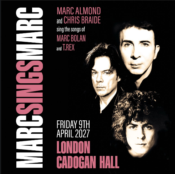 MARC ALMOND CELEBRA MARC BOLAN COM SHOW ESPECIAL EM LONDRES